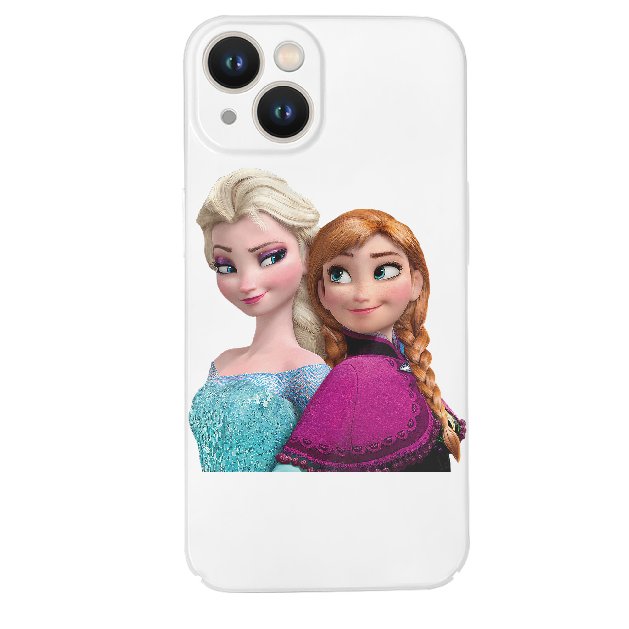 （画像用） アナと雪の女王 アンナ エルサ Frozen Anna Elsa 【iPhone 14シリーズ対応】ハードケース